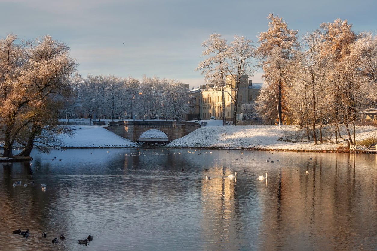 Пейзажный парк в Гатчине