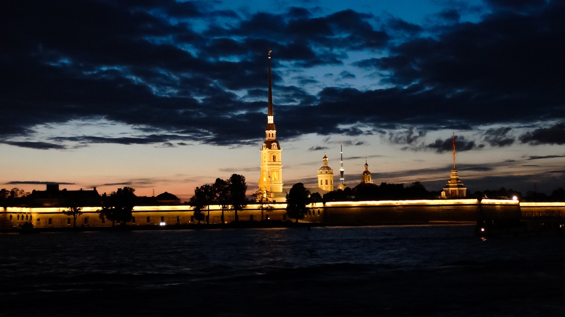Ночной Петербург, Петропавловская крепость