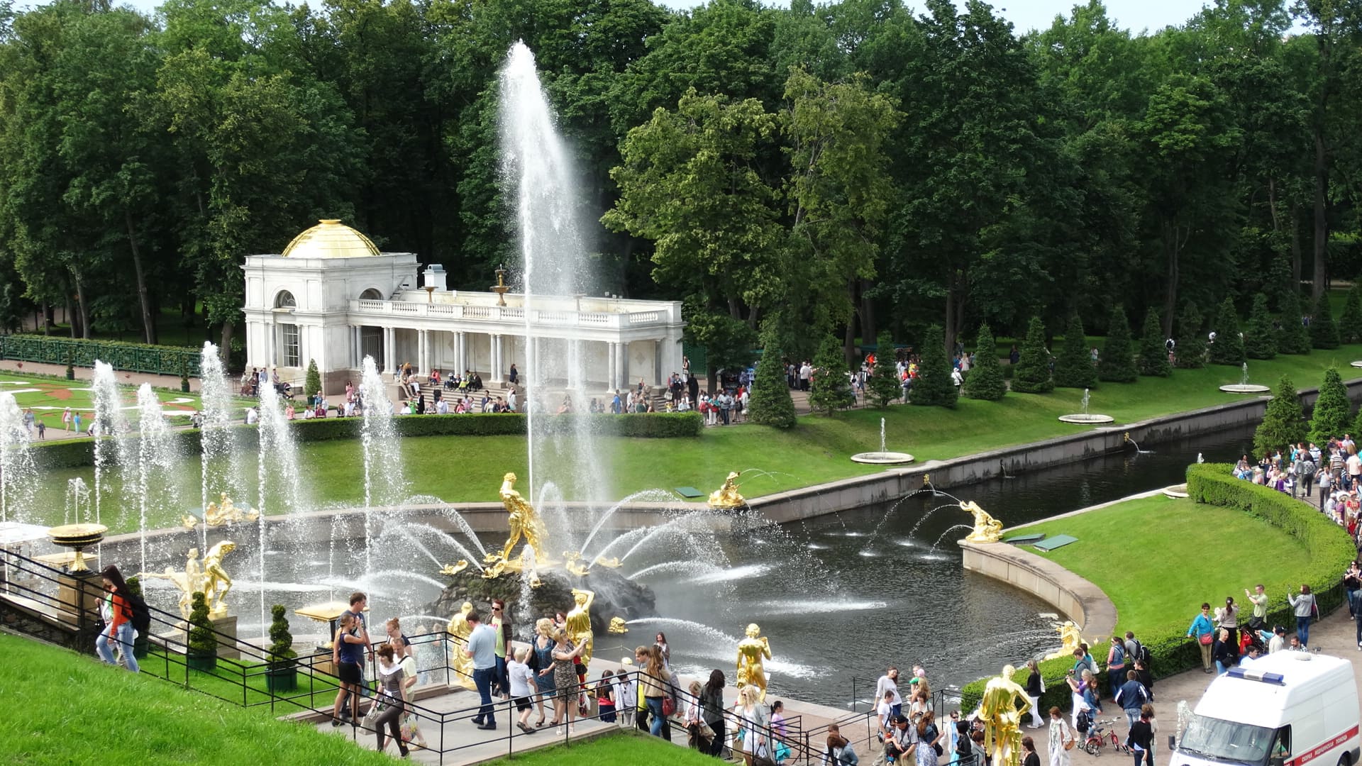 Петергоф, фонтаны