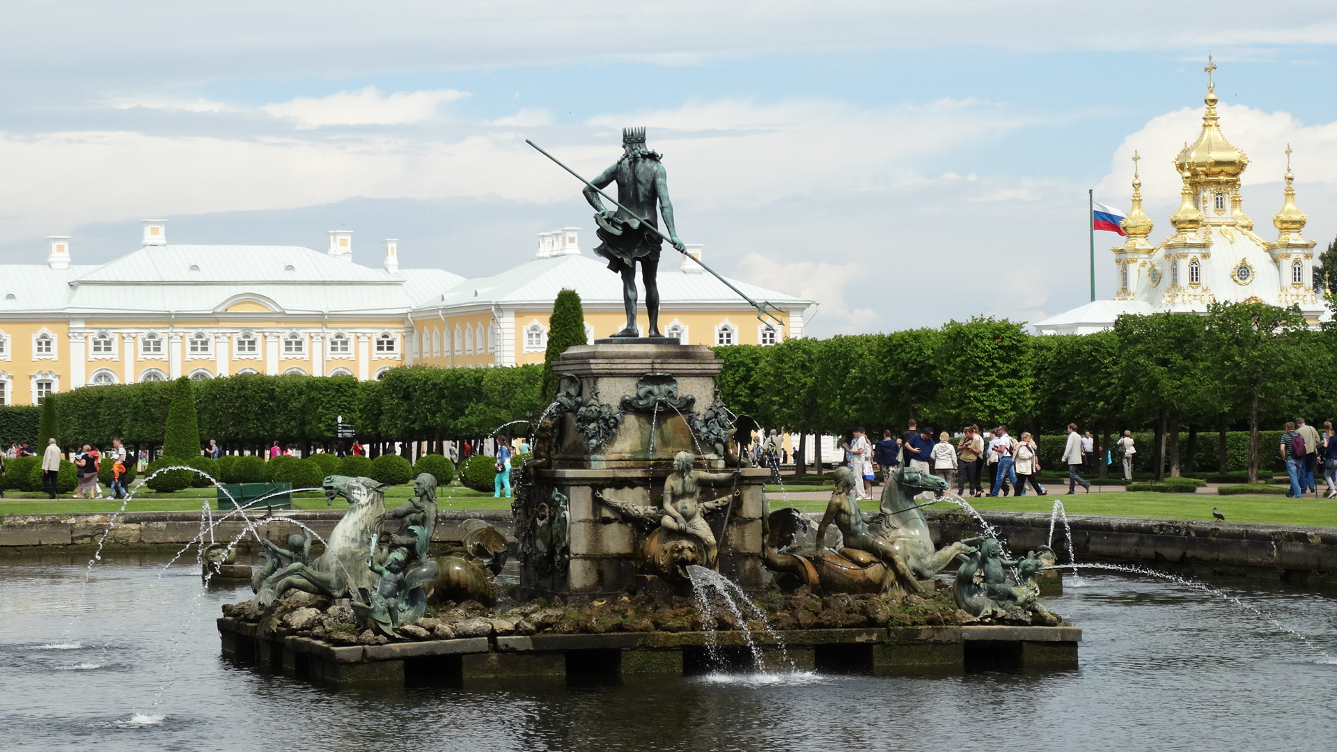 Петергоф, Верхний парк