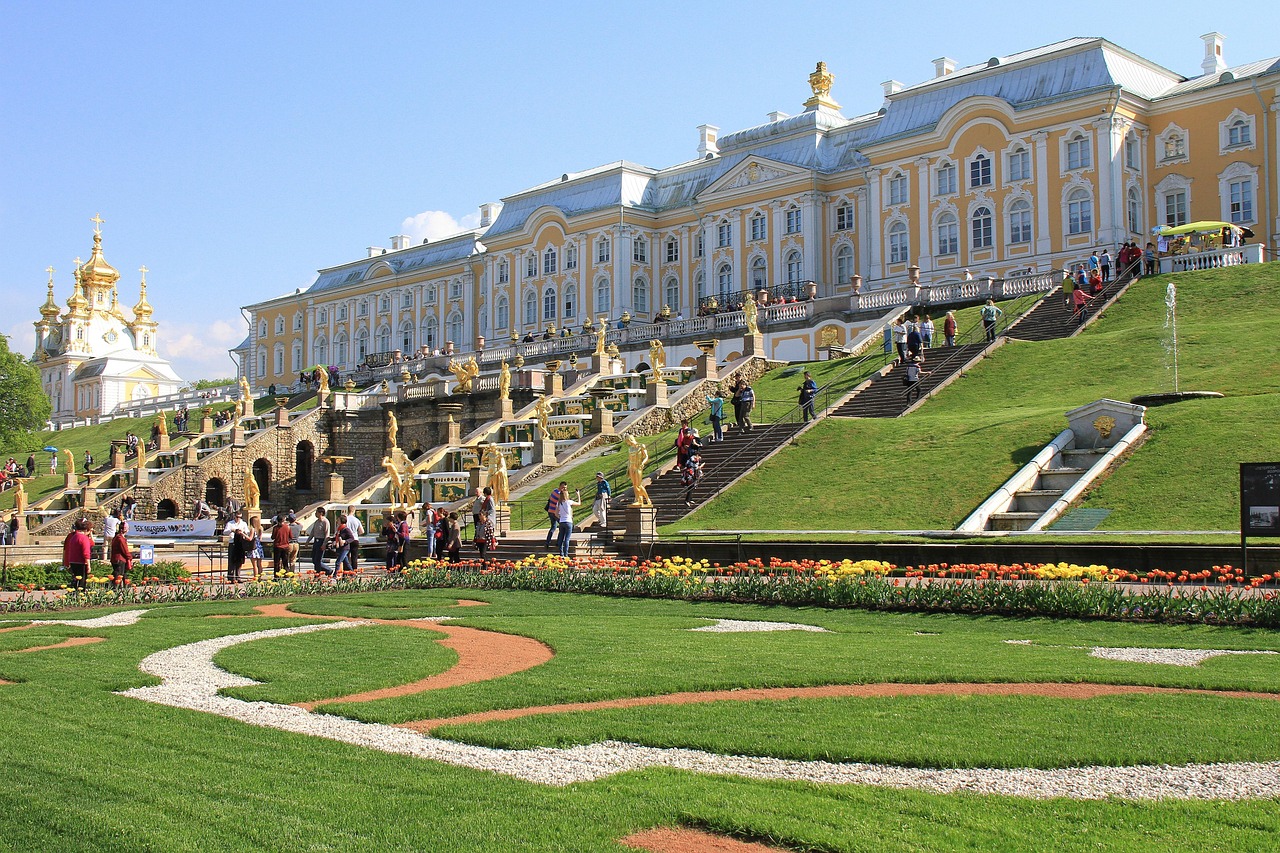 Большой каскад в Петергофе
